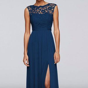 Marine Dress - David's Bridal - F19328 - Size 0